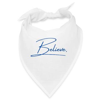 Believe - Bandana - Weiß - Vorne