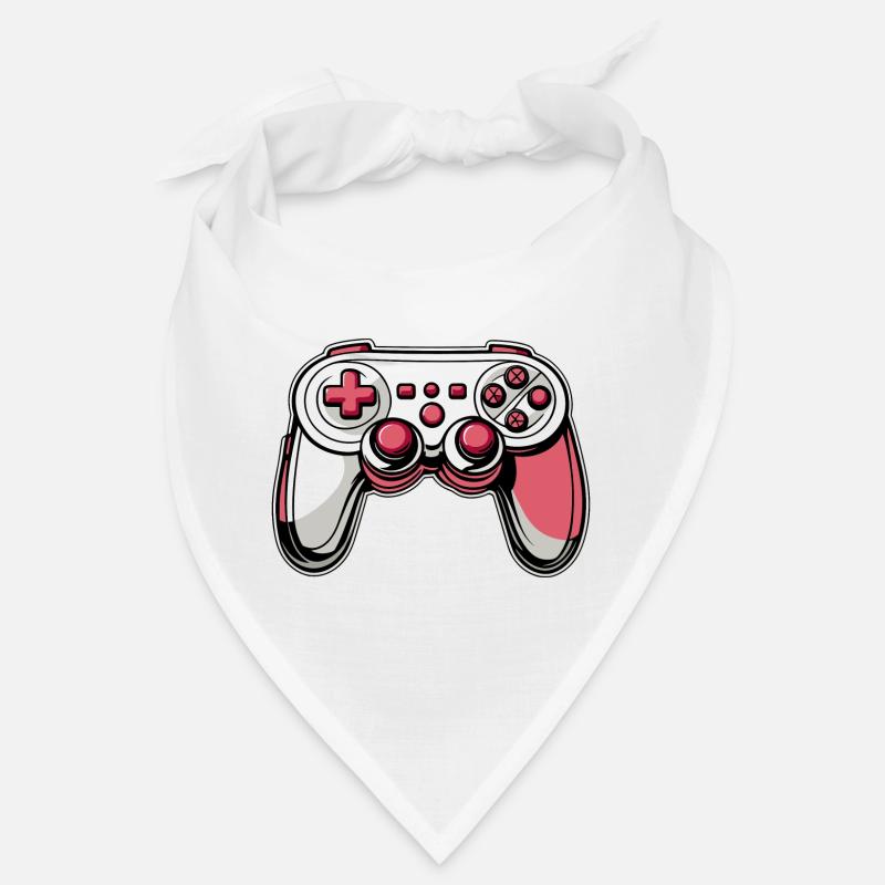 Controller Rosa Rot Illustration Bandana