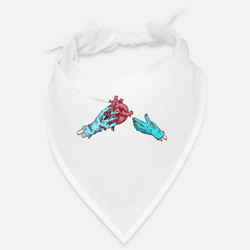 Zombie-Hand, die ein Herz gibt Bandana