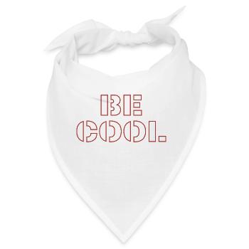 Be cool - Bandana - Weiß - Vorne