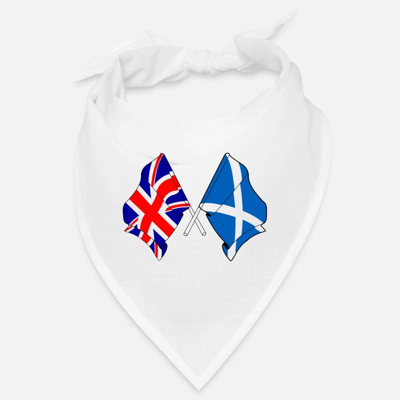Drapeau de l’Angleterre et drapeau de l’Écosse Bandana