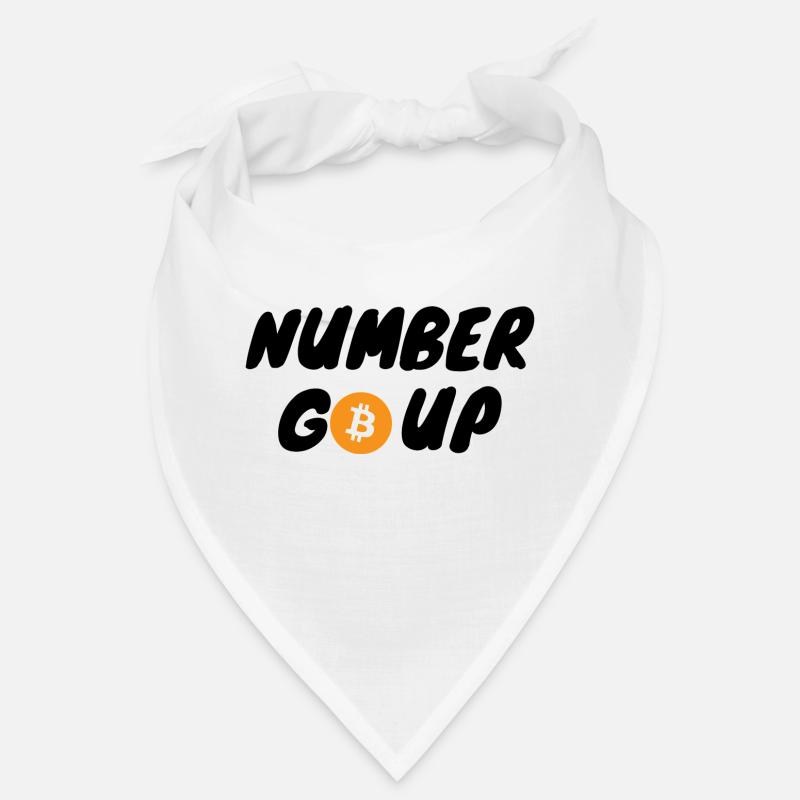 Crypto Number Go Up BTC Bitcoin Bandana