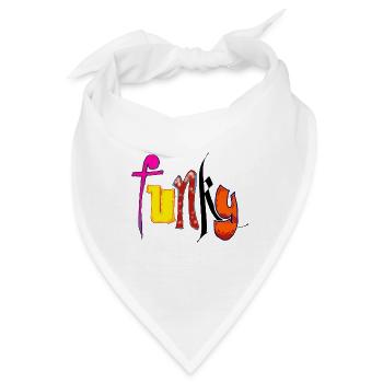 Funky - Bandana - Weiß - Vorne