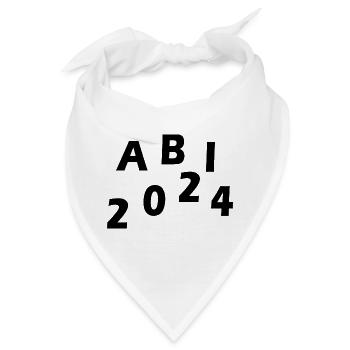 Abi 2024 - Bandana - Weiß - Vorne