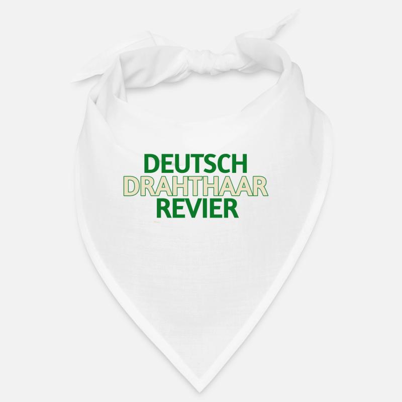 Deutsch Drahthaar - Bandana - Weiß