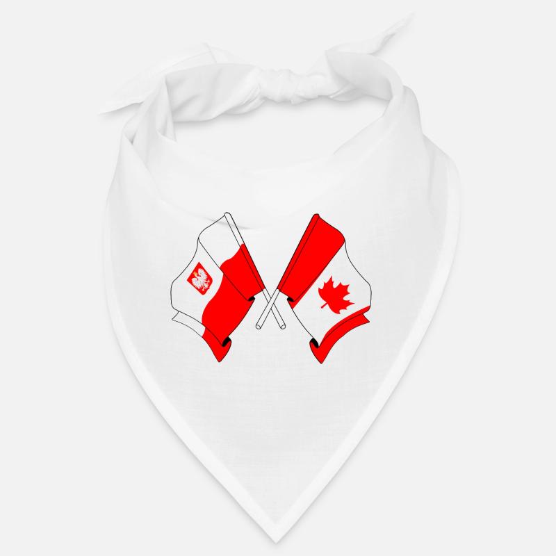 Drapeau de la Pologne, drapeau du Canada Bandana