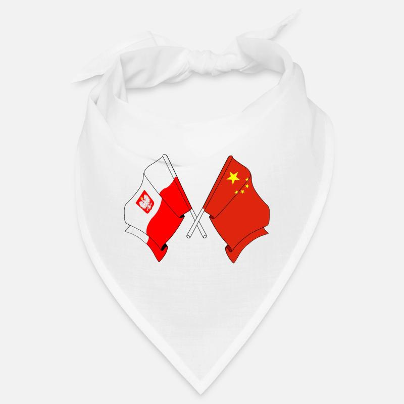 Drapeau de la Pologne, drapeau de la Chine Bandana