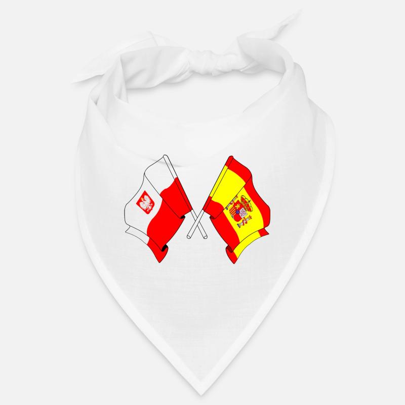 Drapeau de la Pologne, drapeau de l’Espagne Bandana