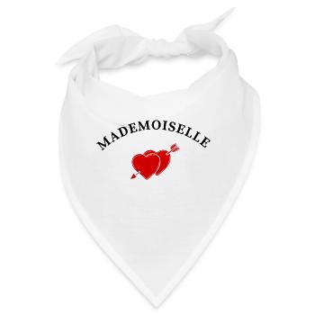 Fräulein Herzpfeil - Bandana - Weiß - Vorne