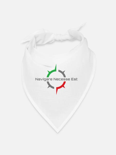 Navigare Nesesse Est - Bandana - blanc - Devant