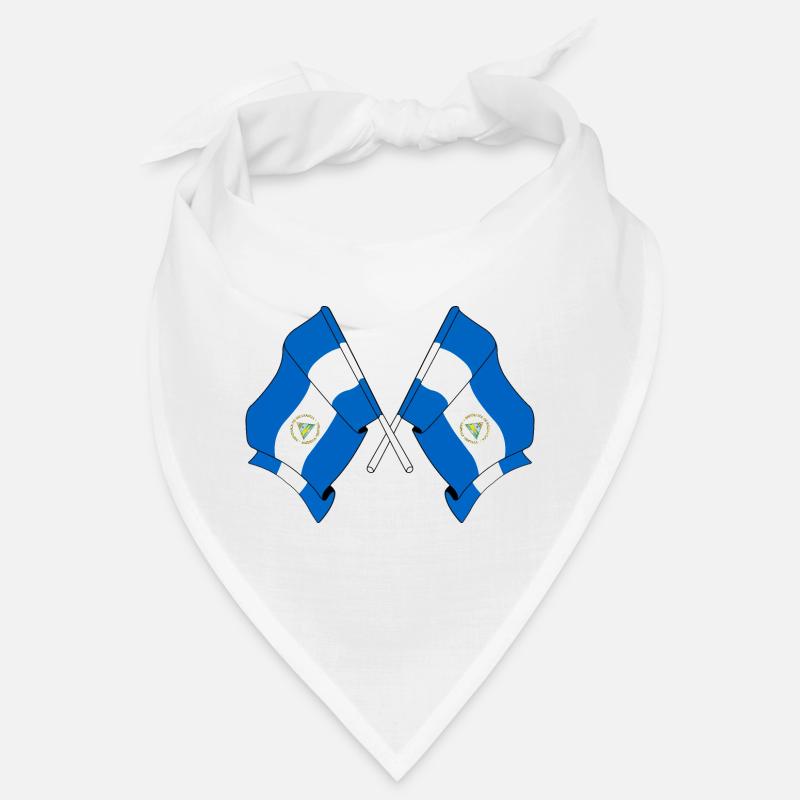 Two flags Nicaragua Bandana