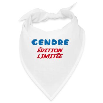 Limitierte Auflage GENDRE - Bandana - Weiß - Vorne