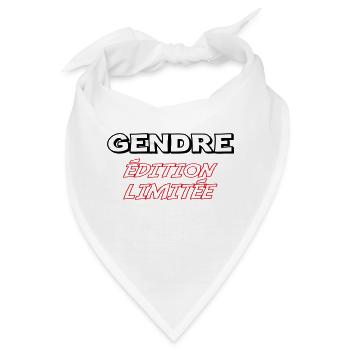 Limitierte Auflage GENDRE - Bandana - Weiß - Vorne