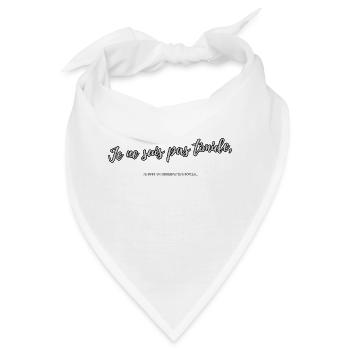 Schüchtern - Bandana - Weiß - Vorne