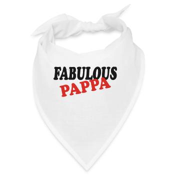 FABELHAFTER PAPPA - Bandana - Weiß - Vorne