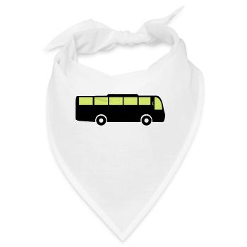 bus - Bandana - Weiß - Vorne