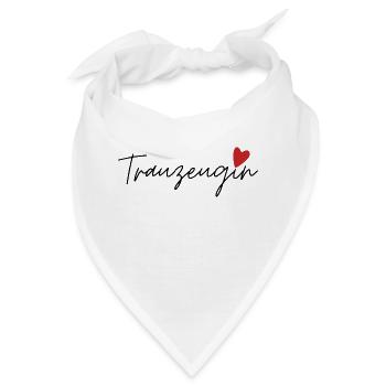 Trauzeugin - Bandana - Weiß - Vorne