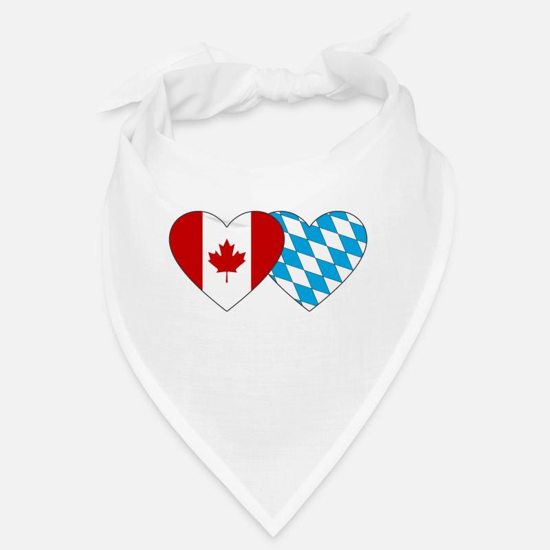 Drapeau du Canada Bavaria Cœur Bandana