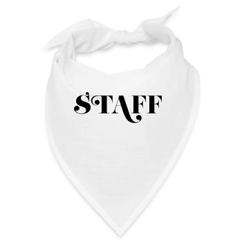 Staff - Bandana - Weiß - Vorne