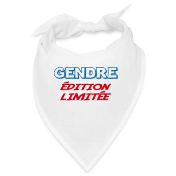Limitierte Auflage GENDRE - Bandana - Weiß - Vorne