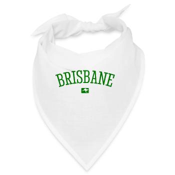 Brisbane Australia Down Under Kangaroo Koala - Bandana - Weiß - Vorne