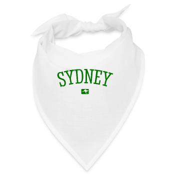 Sydney Australia Down Under Kangaroo Koala Outback - Bandana - Weiß - Vorne