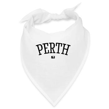 Perth Australia Down Under Kangaroo Koala Outback - Bandana - Weiß - Vorne