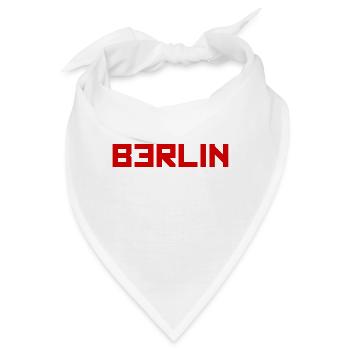 Berlin Fernsehturm Alexanderplatz Hauptstadt - Bandana - Weiß - Vorne