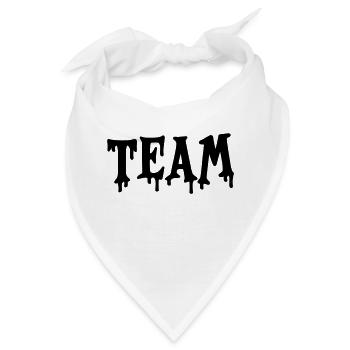 team - Bandana - Weiß - Vorne