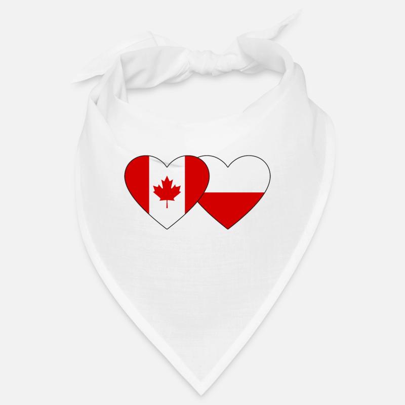 Drapeau du Canada et de la Pologne Bandana
