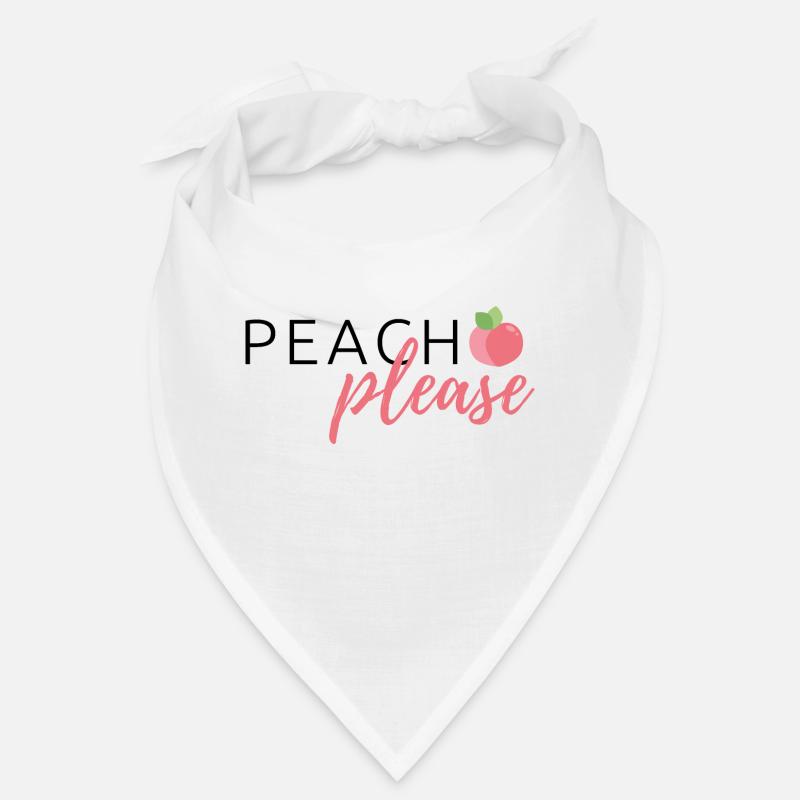 Summery Fruit Design "Peach Please" Bandana