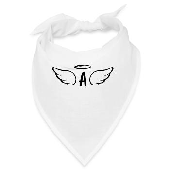 Engelsflügel-Brief - Bandana - Weiß - Vorne