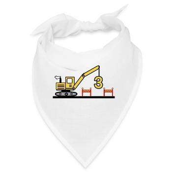 Bagger - Bandana - Weiß - Vorne
