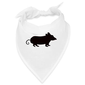 maus - Bandana - Weiß - Vorne