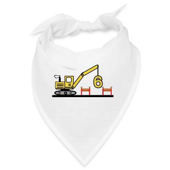 Bagger - Bandana - Weiß - Vorne