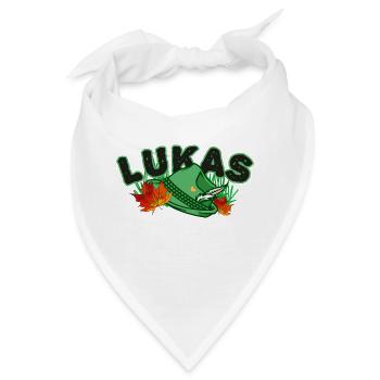Lukas herbstlich - Bandana - Weiß - Vorne