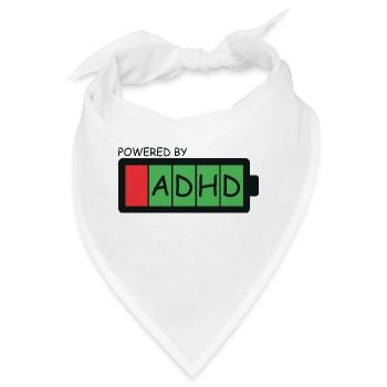 ADHS - Bandana - Weiß - Vorne