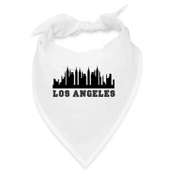 los angeles - Bandana - Weiß - Vorne