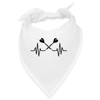 darts logo - Bandana - Weiß - Vorne