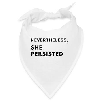 Nevertheless, she persisted - Bandana - Weiß - Vorne