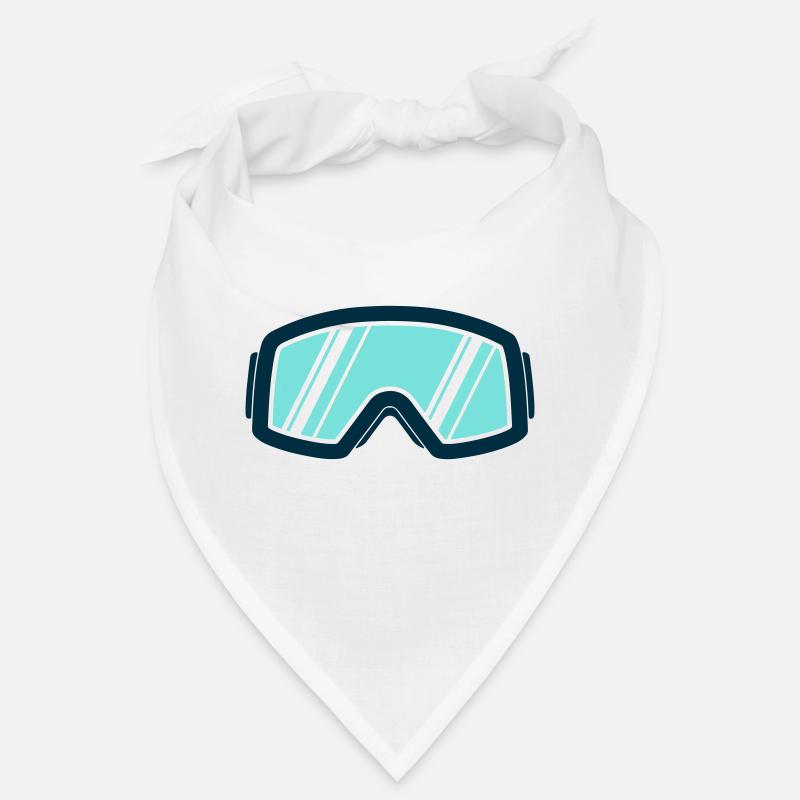 Skibrille - Bandana - Weiß