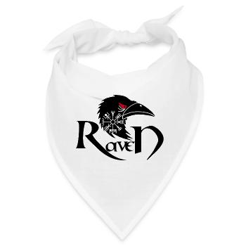 Raven für Reisende - Bandana - Weiß - Vorne
