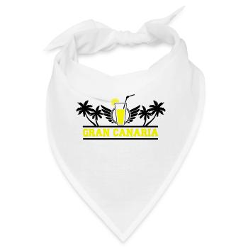 Gran Canaria - Bandana - Weiß - Vorne