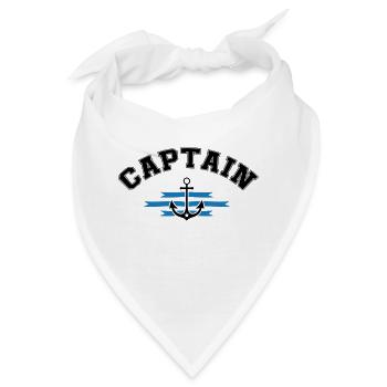Anker Captain - Bandana - Weiß - Vorne
