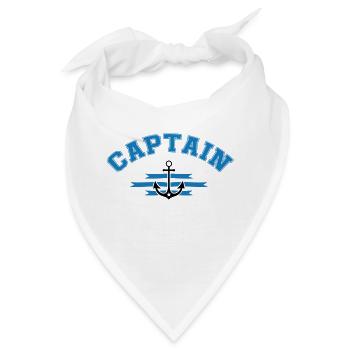 Anker Captain - Bandana - Weiß - Vorne
