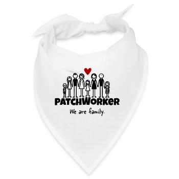 Patchworker We are family - Bandana - Weiß - Vorne
