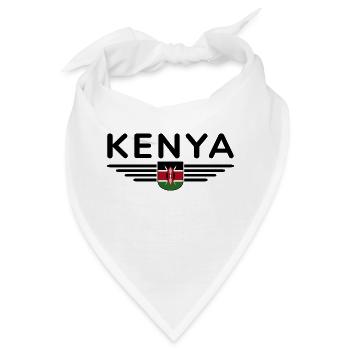 Nairobi Design für Kenia-Liebhaber - Bandana - Weiß - Vorne