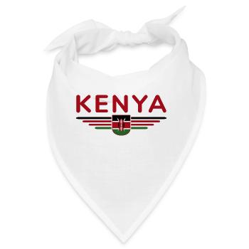 Nairobi Design für Kenia-Liebhaber - Bandana - Weiß - Vorne