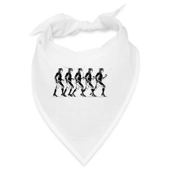 Zaun Schwert Degen Degen Fechten Fechter Athlet Fechter - Bandana - Weiß - Vorne