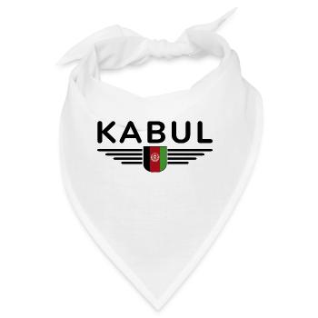 Kabul Design – Herz Afghanistans - Bandana - Weiß - Vorne